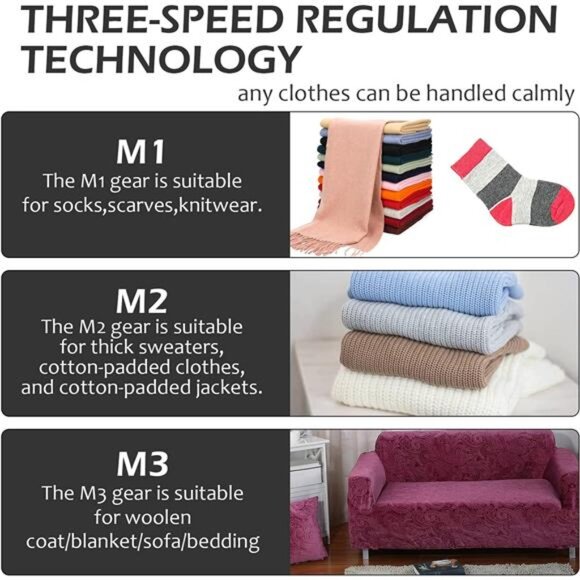 Rechargeable Fabric Shaver, Electric Commercial Lint Remover with LED Display - Picture 3 of 7